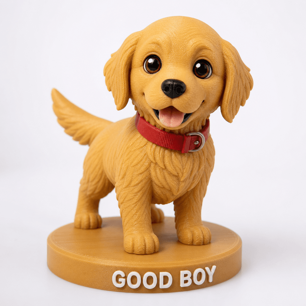 Chibi фигурка голдън – 3D печат по поръчка