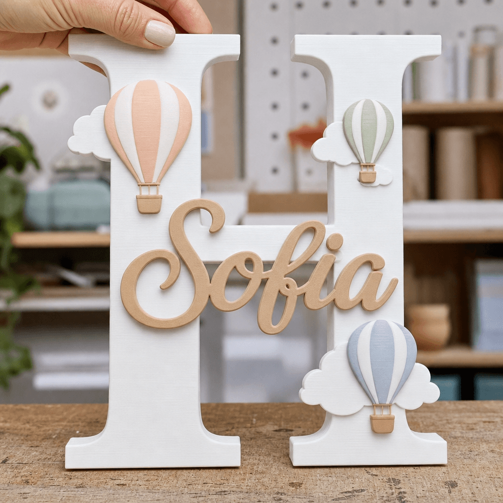 Персонализирана буква с име – 3D печат по поръчка